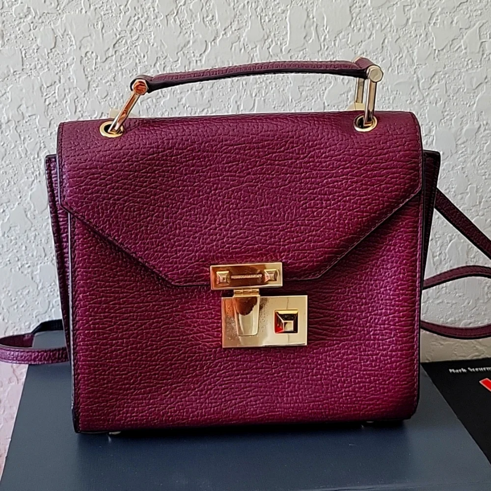 Rebecca Minkoff Paris pochette top handle crossbody handbag - Picture 1 of 8